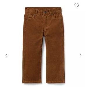 Janie and Jack The Corduroy Pant in Caramel Candy